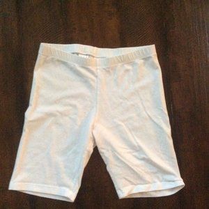 Girls White Shorts *free w/purchase* XL 14/16